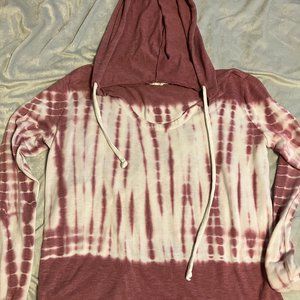 Aeropostale Tie Dye Pullover Hoodie ~ Size Small